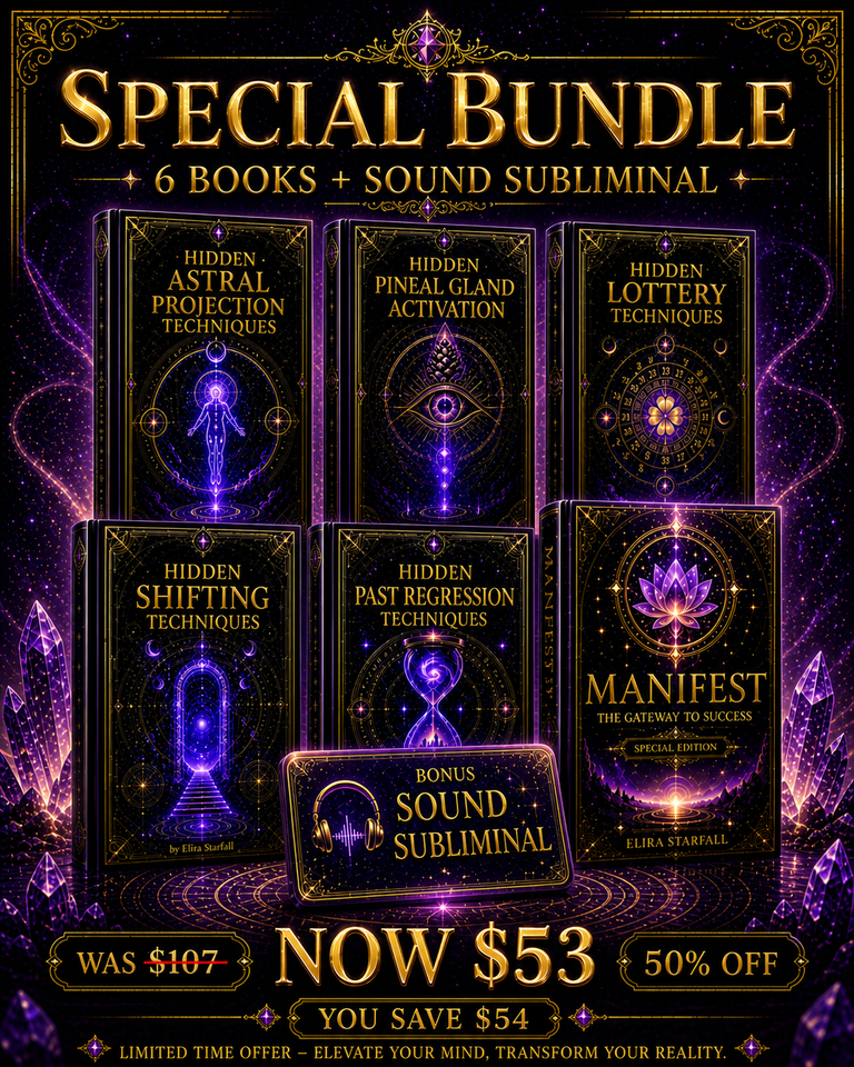 Special Bundle 6 books + sound sumbliminal
